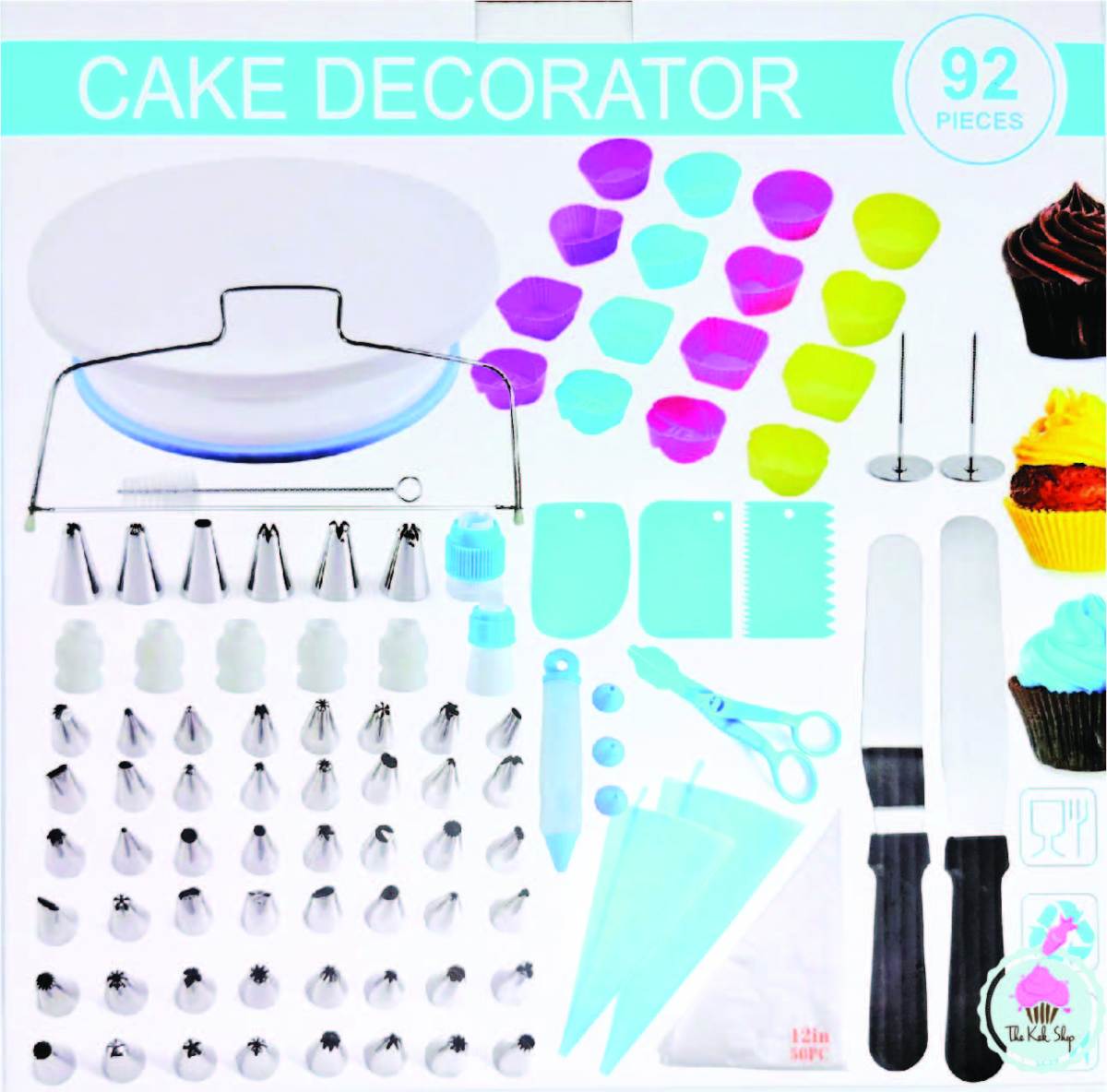 Cake Decorator Set 92 pcs The Kek Shop