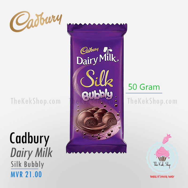 Cadbury Dairy Milk Silk Bubbly Chocolate The Kek Shop
